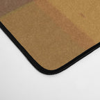 Golden gingham Desk Mat Gallery Image 4
