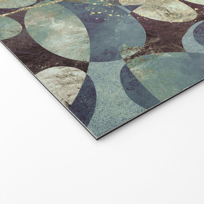 Metallic Ocean II Welcome Mat Gallery Image 2