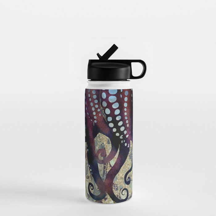 Metallic Ocean II Water Bottle Gallery Image 1