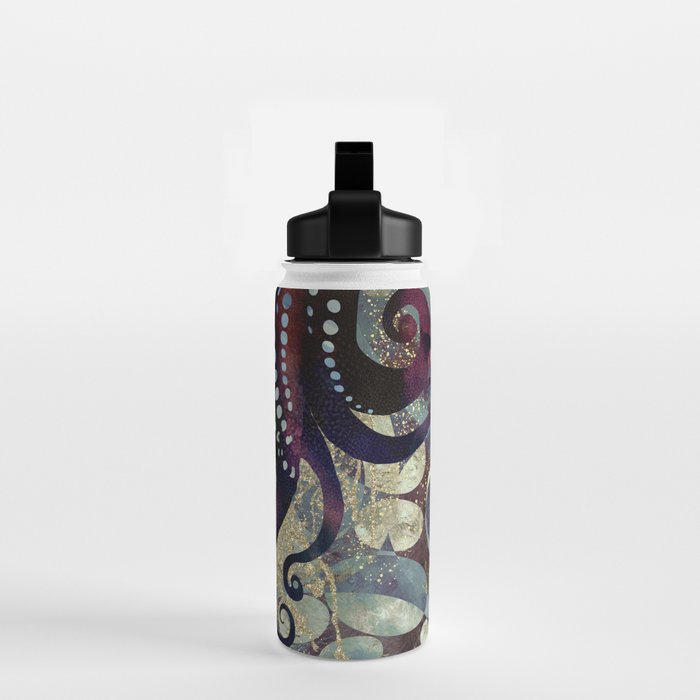 Metallic Ocean II Water Bottle Gallery Image 2