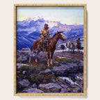 âThe Free Trappersâ by Charles M Russell Serving Tray Gallery Image 1