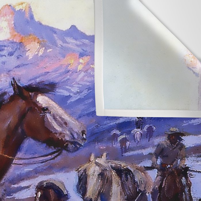 âThe Free Trappersâ by Charles M Russell Wall Tapestry Gallery Image 3