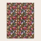 Rustic Botanical Rose Pattern Notebook Gallery Image 4