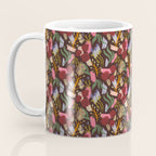 Rustic Botanical Rose Pattern Coffee Mug Gallery Image 3