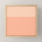 Peachy Color Block Mini Art Print Gallery Image 1