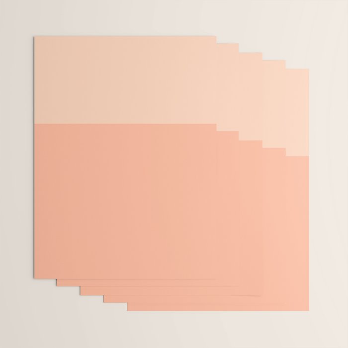 Peachy Color Block Wrapping Paper Gallery Image 3