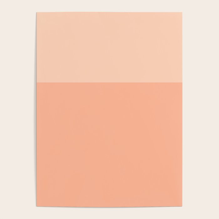Peachy Color Block Poster Gallery Image 4