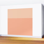 Peachy Color Block Wall Mural Gallery Image 2