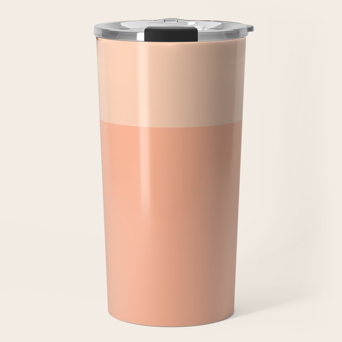 Peachy Color Block Travel Mug Gallery Image 1