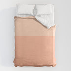 Peachy Color Block Duvet Cover Gallery Image 6