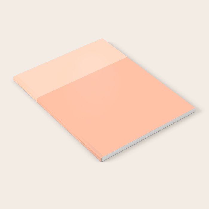 Peachy Color Block Notebook Gallery Image 1
