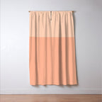 Peachy Color Block Window Curtain Gallery Image 3