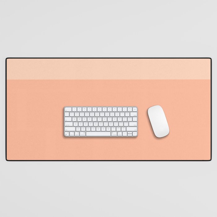 Peachy Color Block Desk Mat Gallery Image 1