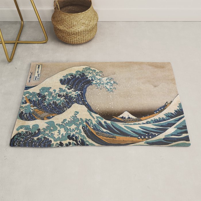 The Great Wave off Kanagawa Rug Gallery Image 1