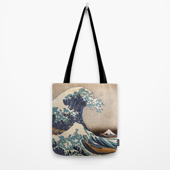 The Great Wave off Kanagawa Tote Bag Gallery Image 2
