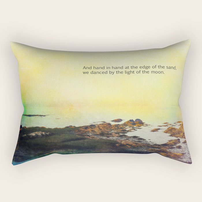 At the Edge of the Sea Rectangular Pillow Gallery Image 1