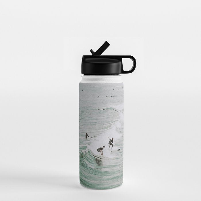 lets surf iv - venice beach - california Water Bottle Gallery Image 1