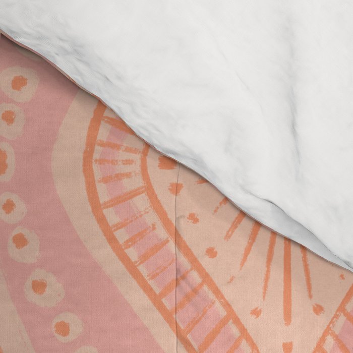 Hand-drawn Symmetrical Pattern #2 Comforter Gallery Image 4