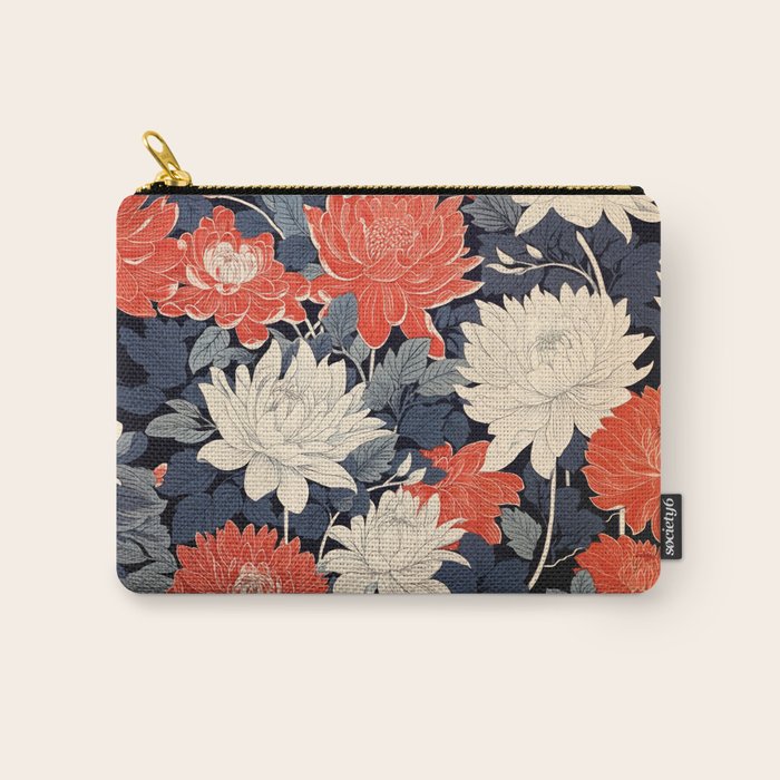 Primary Chrysanthemum Garden   Carry All Pouch Gallery Image 1