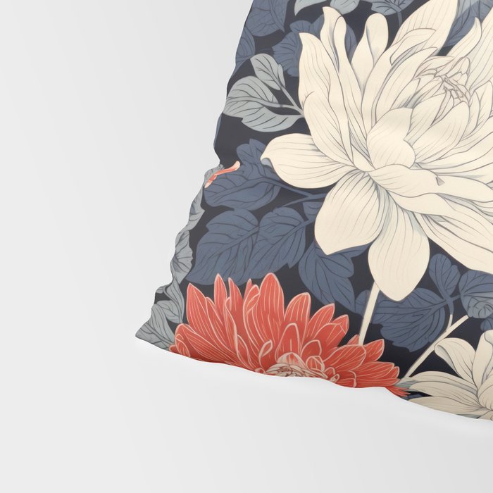 Primary Chrysanthemum Garden   Pillow Sham Gallery Image 4