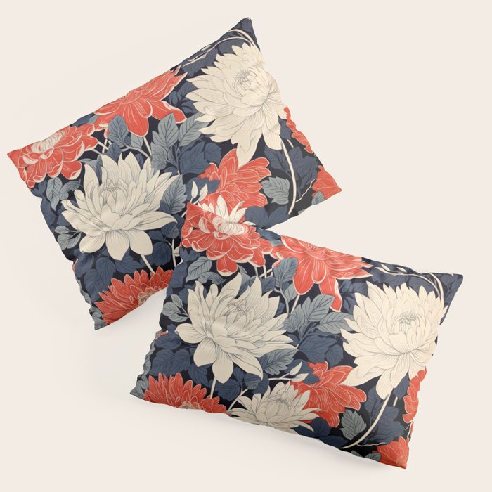 Primary Chrysanthemum Garden   Pillow Sham Gallery Image 3