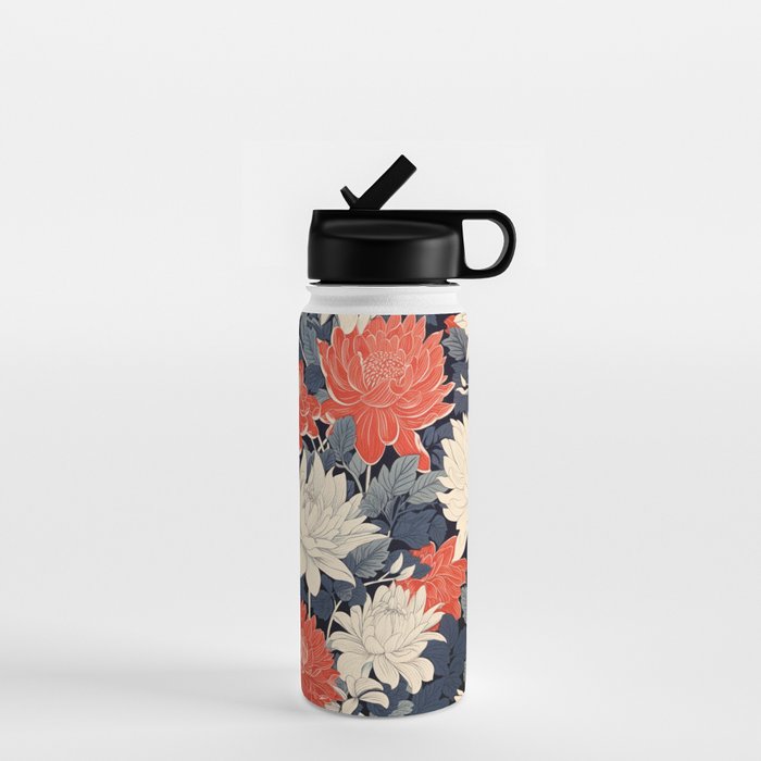 Primary Chrysanthemum Garden   Water Bottle Gallery Image 1
