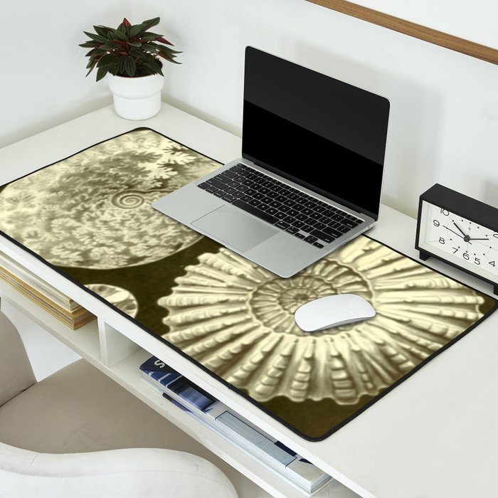Naturalist Ammonites Desk Mat Gallery Image 2