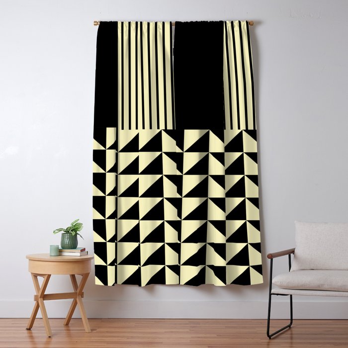 Dynamic Duo Shapes  Window Curtain Gallery Image 5