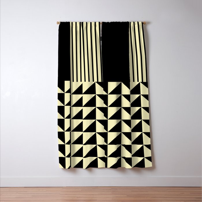 Dynamic Duo Shapes  Window Curtain Gallery Image 3