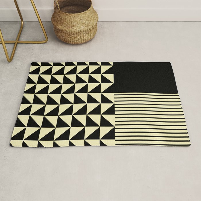 Dynamic Duo Shapes  Rug Gallery Image 1