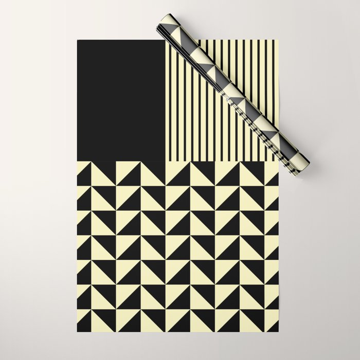 Dynamic Duo Shapes  Wrapping Paper Gallery Image 1