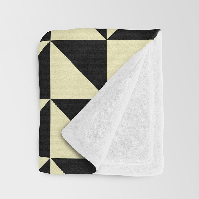 Dynamic Duo Shapes  Throw Blanket Gallery Image 3