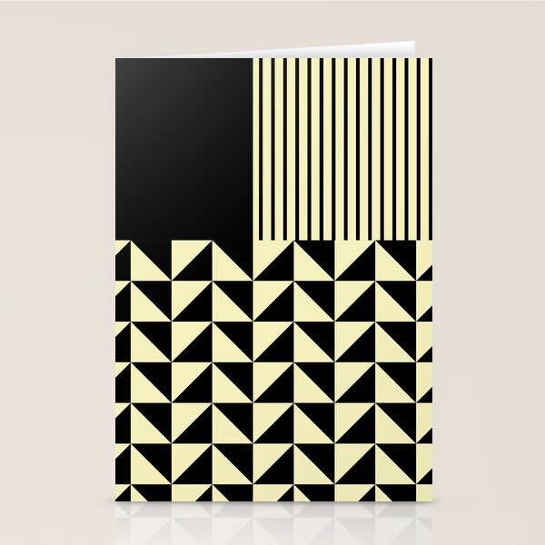 Dynamic Duo Shapes  Stationery Card Gallery Image 1