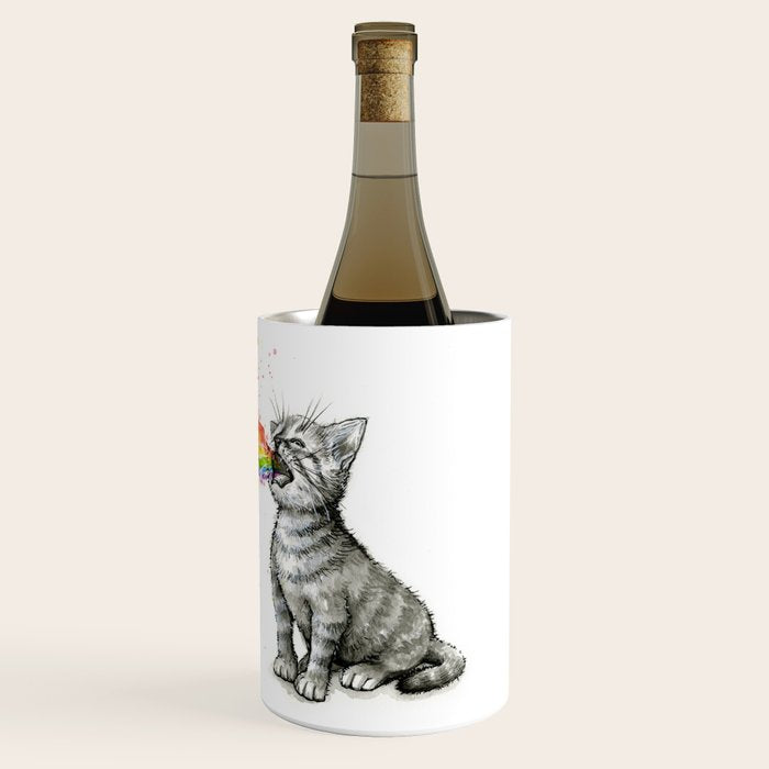 Kitten Puking Rainbow Wine Chiller Gallery Image 3