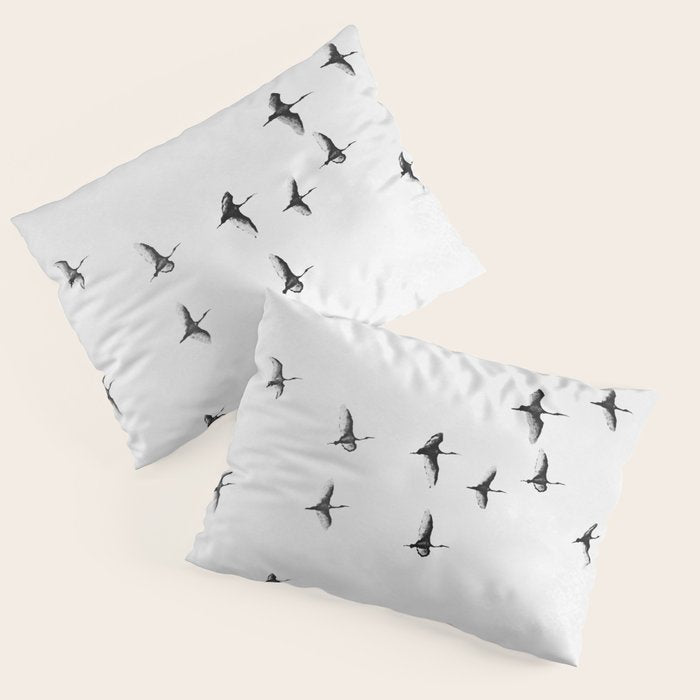 Flock of Birds Pillow Sham Gallery Image 3