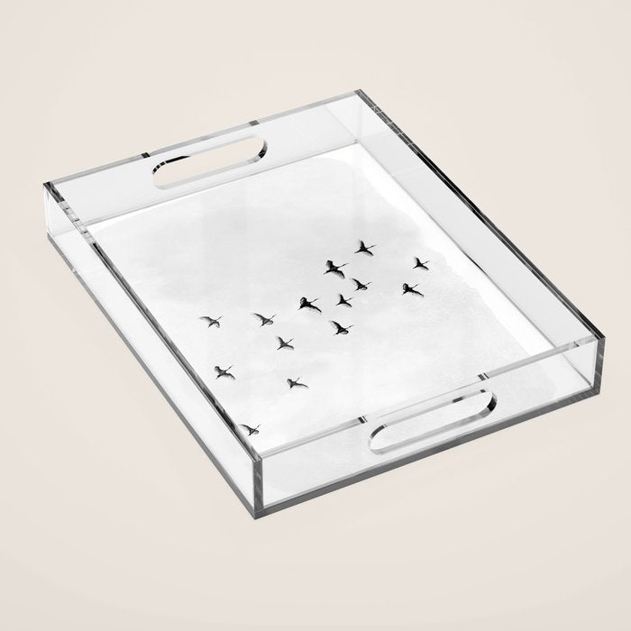Flock of Birds Acrylic Tray Gallery Image 1
