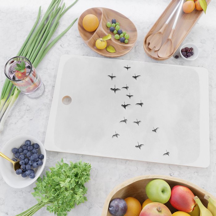 Flock of Birds Cutting Board Gallery Image 2