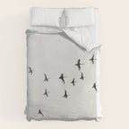 Flock of Birds Duvet Cover Gallery Image 6
