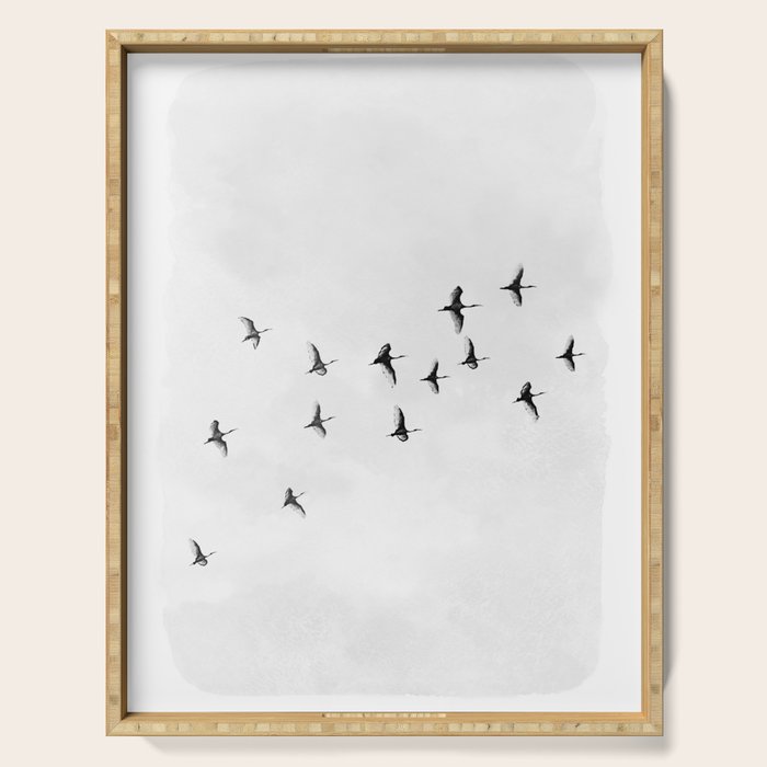 Flock of Birds Serving Tray Gallery Image 1