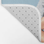 These Boots - Glitter Blue II Bath Mat Gallery Image 2