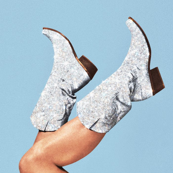 These Boots - Glitter Blue II Coffee Mug Gallery Image 2