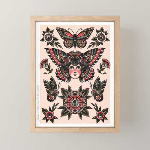 Butterflies Mini Art Print Gallery Image 1