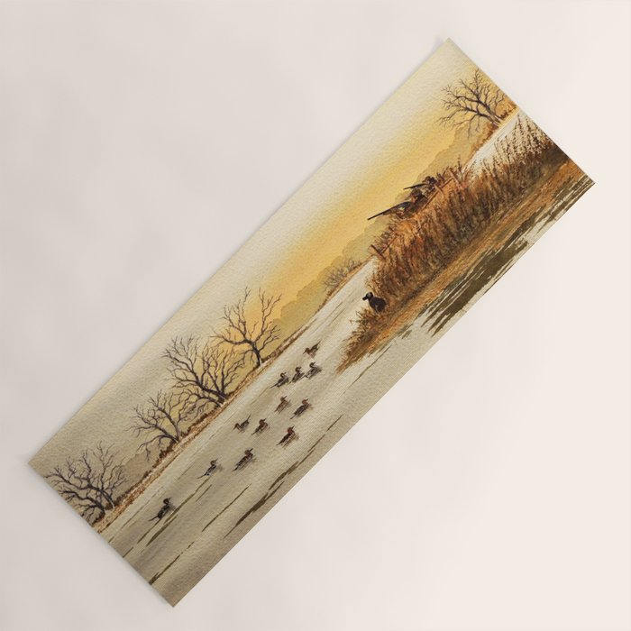 Hunting Pintail Ducks Yoga Mat Gallery Image 1