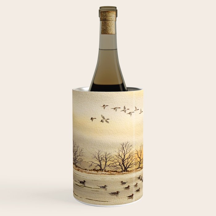 Hunting Pintail Ducks Wine Chiller Gallery Image 2