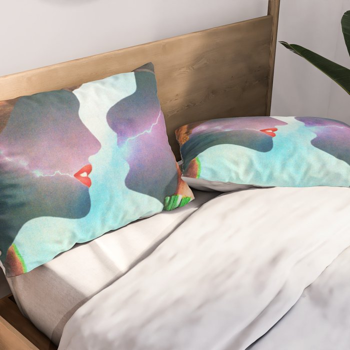 Electric Love Pillow Sham Gallery Image 2