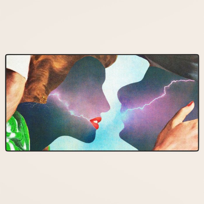 Electric Love Desk Mat Gallery Image 3