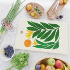 Mid Century Emerald Garden Botanical Cutting Board Gallery Image 2