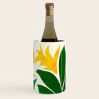 Mid Century Emerald Garden Botanical Wine Chiller Gallery Image 1