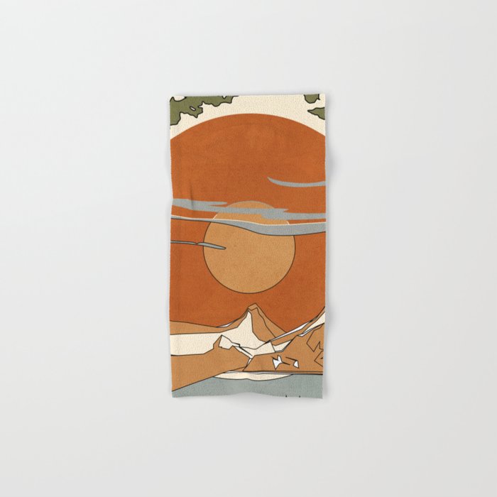 Wild Abstract Landscape 2 Bath Towel Gallery Image 1