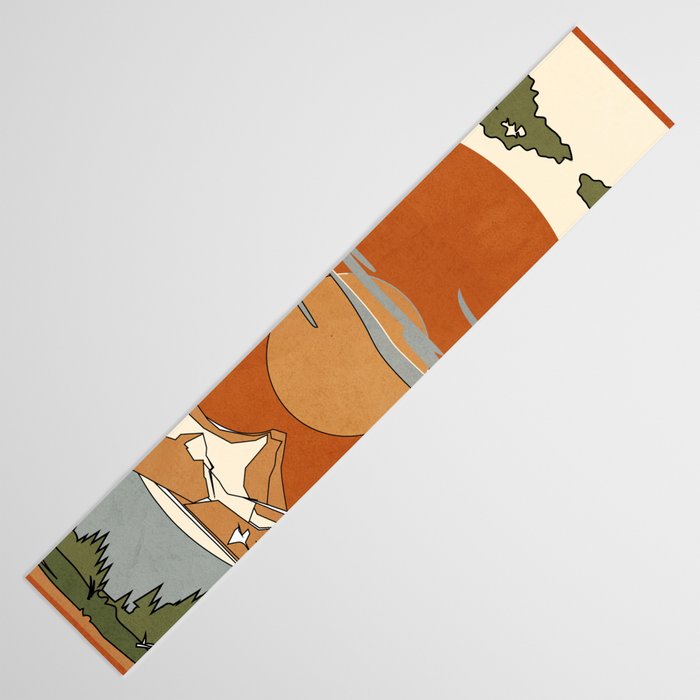 Wild Abstract Landscape 2 Table Runner Gallery Image 3